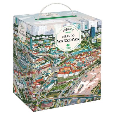 Обкладинка книги Puzzlove CzuCzu Miasto Warszawa 500 el. puzzle rodzinne , 5902983492658,   €15.32