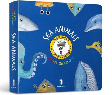 Обкладинка книги Sea Animals. Collect the rainbow. Katya Taberko Katya Taberko, 978-617-7940-50-9,   €3.90