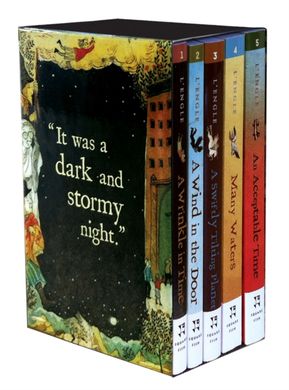 Book cover The Wrinkle in Time Quintet ­ Digest Size Boxed Set. Madeleine L'Engle Madeleine L'Engle, 9780312373511,   €62.86