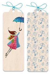 Обкладинка книги Дерев'яна закладка Жінка з парасолькою , 4779034724539,   €2.34