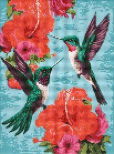 Book cover Алмазна мозаїка без підрамника - Смарагдові колібрі &copy;art_selena_ua , ,   &euro;26.50
