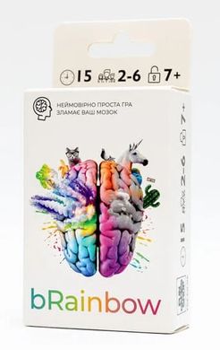 Book cover Настільна гра bRainbow , 4820245710573,   €12.21