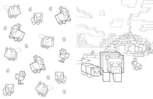 Book cover Minecraft Офіційна розмальовка пригод , 978-617-523-054-1,   &euro;13.25