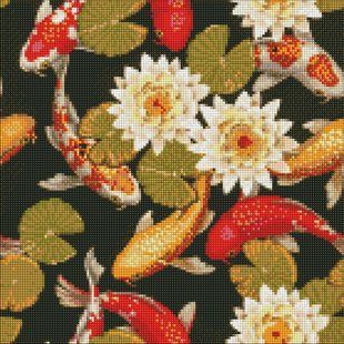 Book cover Алмазна мозаїка - Райдужні карпи , ,   &euro;34.75