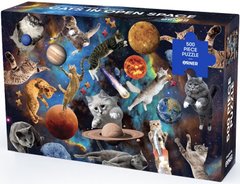 Book cover Пазли «Коти у відкритому космосі» 500 елементiв , 2601000015544,   €12.99