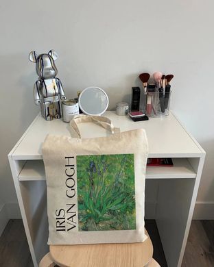 Обкладинка книги Екошопер BK4114 Van Gogh Iris, бежевий , ,   &euro;7.75