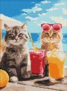 Book cover Алмазна мозаїка - Котики на відпочинку &copy;art_selena_ua , ,   &euro;33.00