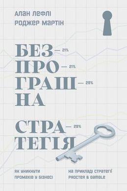 Обкладинка книги Безпрограшна стратегія. Як уникнути промахів у бізнесі. Алан Лефлі, Роджер Мартін Алан Лефлі, Роджер Мартін, 978-617-7552-96-2,   €10.39