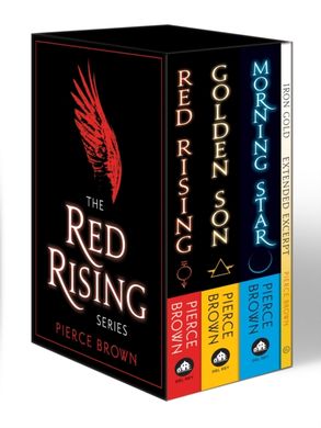 Book cover Red Rising 3-Book Box Set : Red Rising, Golden Son, Morning Star, and an exclusive extended excerpt of Iron Gold Pierce Brown, 9780593724460,   €46.23
