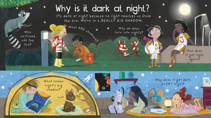 Обкладинка книги First Questions & Answers: Why is it dark at night? Katie Daynes, 9781803701974,   €14.03