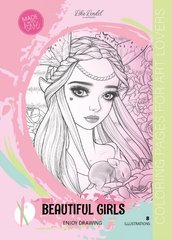 Book cover Розмальовка А4 8 картинок Beautiful Girls рожева , 4823089229096,   €2.60