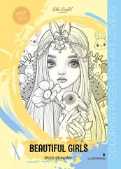 Book cover Розмальовка А4 8 картинок Beautiful Girls жовта , 4823089229102,   €2.60