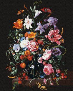 Обкладинка книги Картина за номерами - Ваза з квітами та ягодами &copy;Jan Davidsz. de Heem , ,   &euro;26.00