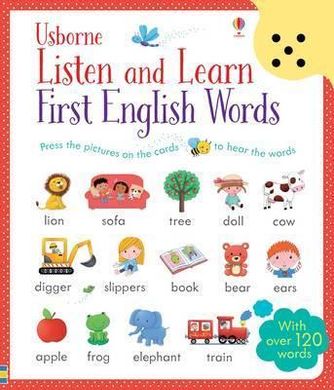 Обкладинка книги Listen and Learn First English Words Sam Taplin, Mairi Mackinnon, 9781409582489,   €18.96