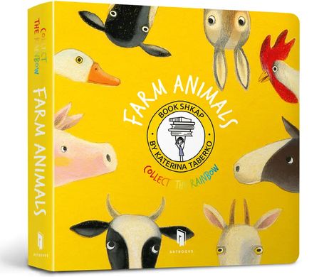 Book cover Farm Animals. Collect the rainbow. Katya Taberko Katya Taberko, 978-617-7940-47-9,   €3.90