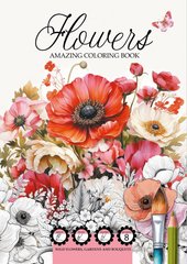 Book cover Розмальовка А4 8 картинок Квіти , 4823089228990,   €2.60