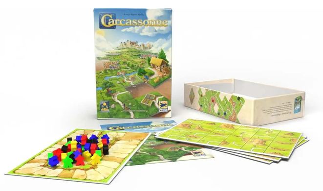 Обкладинка книги Настільна гра "Каркасон" (Carcassonne) , 4823091305719,   €42.08