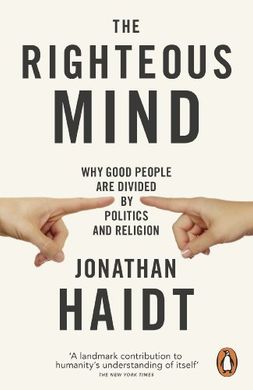 Обкладинка книги The Righteous Mind. Jonathan Haidt Jonathan Haidt, 9780141039169,   €16.62