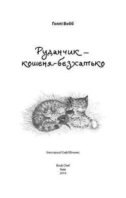 Book cover Руданчик — кошеня-безхатько. Вебб Холли Вебб Голлі, 978-617-7559-74-9,   €4.16