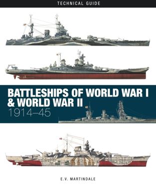 Обкладинка книги Battleships of World War I & World War II. E.V. Martindale E.V. Martindale, 9781838862947,   €24.94