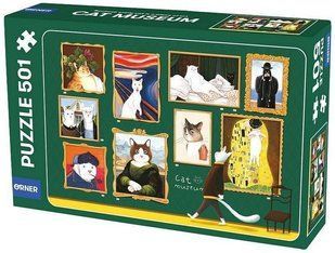 Обкладинка книги Пазл &laquo;Котячий музей&raquo; 500 елементiв , 2601000018163,   &euro;18.50