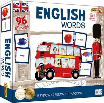 Обкладинка книги English words - мовний навчальний набір , 5902410007622,   €11.43