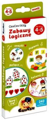 Обкладинка книги CzuCzu Uczy Zabawy logiczne dla dzieci 4-5 lat , 9788366762367,   €7.53