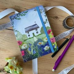 Обкладинка книги Блокнот з гумкою (А6) Літній сад , 5060108717748,   €8.83