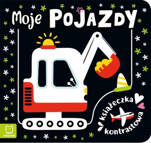 Обкладинка книги Książeczka kontrastowa. Moje pojazdy Agnieszka Bator, 9788382132342,   €2.34