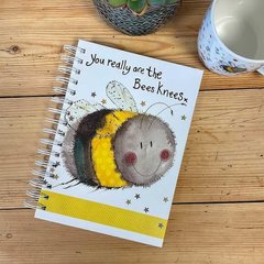 Обкладинка книги Блокнот на пружині (A5) "Щаслива бджілка" , 5060108697019,   €12.47