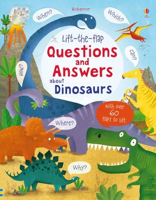 Обкладинка книги Lift-the-flap questions and answers about dinosaurs Katie Daynes, 9781409582144,   €15.06