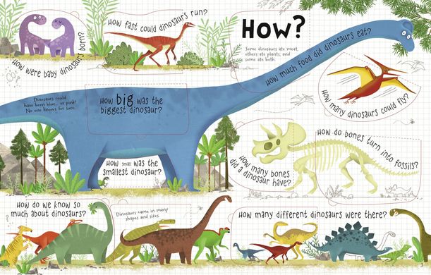 Обкладинка книги Lift-the-flap questions and answers about dinosaurs Katie Daynes, 9781409582144,   €15.06