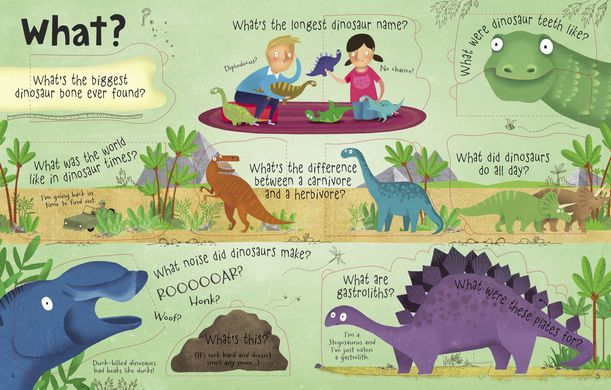 Обкладинка книги Lift-the-flap questions and answers about dinosaurs Katie Daynes, 9781409582144,   €15.06