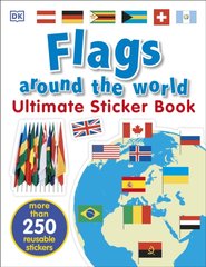 Book cover Flags Around the World. Ultimate Sticker Book , 9780241283769,   €8.57