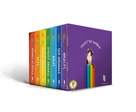 Book cover Collect the rainbow (набір, 7шт). Katya Taberko Katya Taberko, 978-617-5230-02-2,   €30.39
