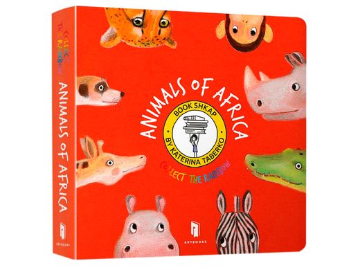 Book cover Animals of Africa. Collect the rainbow. Katya Taberko Katya Taberko, 978-617-7940-45-5,   €3.90