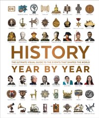Обкладинка книги History Year by Year : The Ultimate Visual Guide to the Events that Shaped the World , 9780241605400,   €54.81